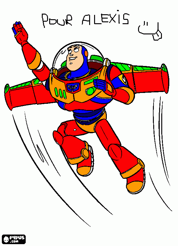 dessin Buzz L'Eclair !