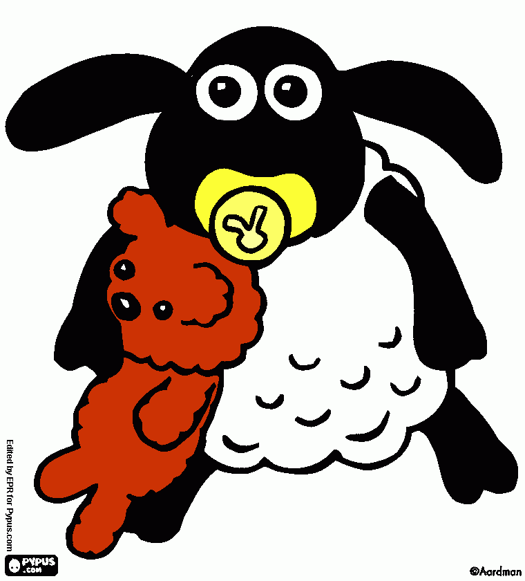 dessin bébé mouton