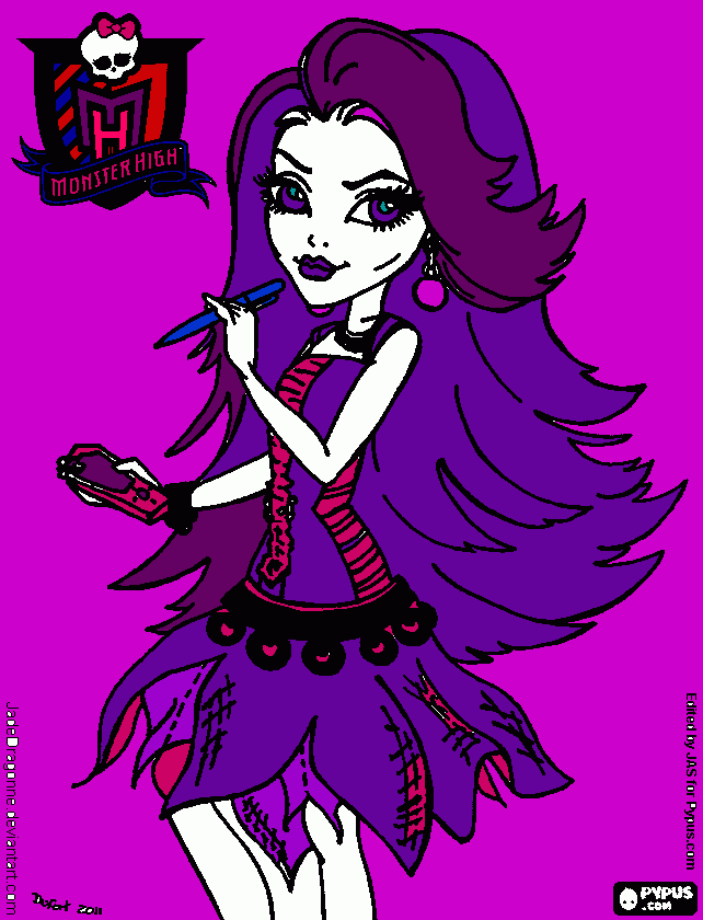 dessin c est spectra une monster high c est ce deguisement que je veux montre le a mami