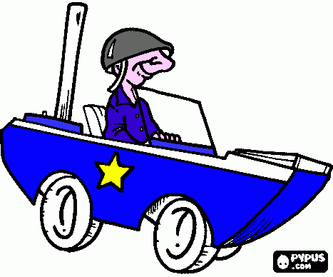 dessin camion de gendarme