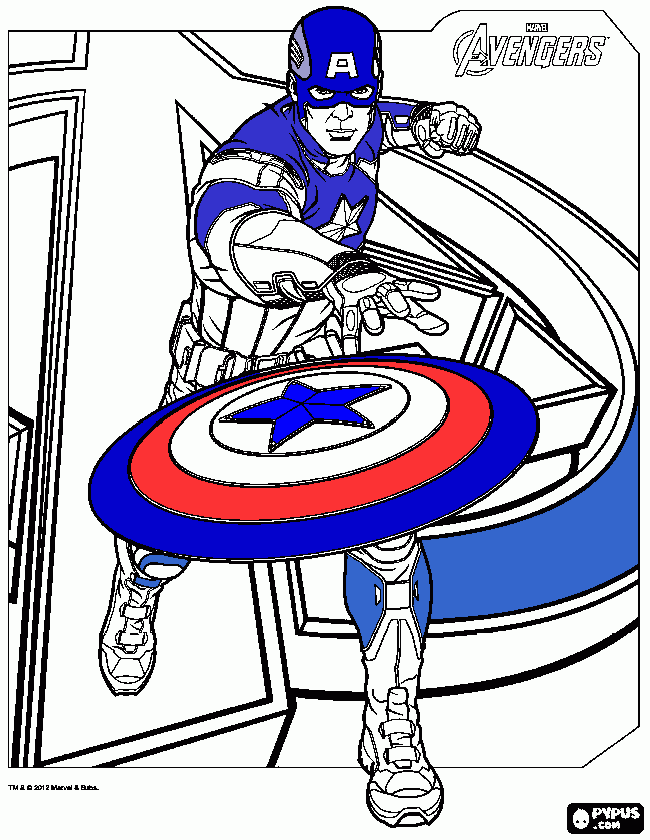 dessin captain a