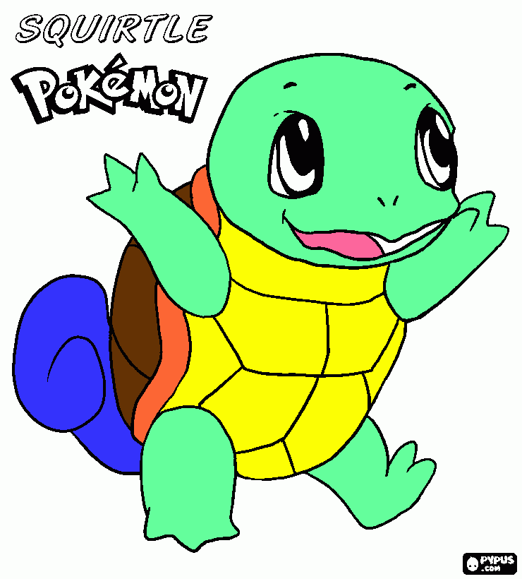 dessin carapuce pokemon