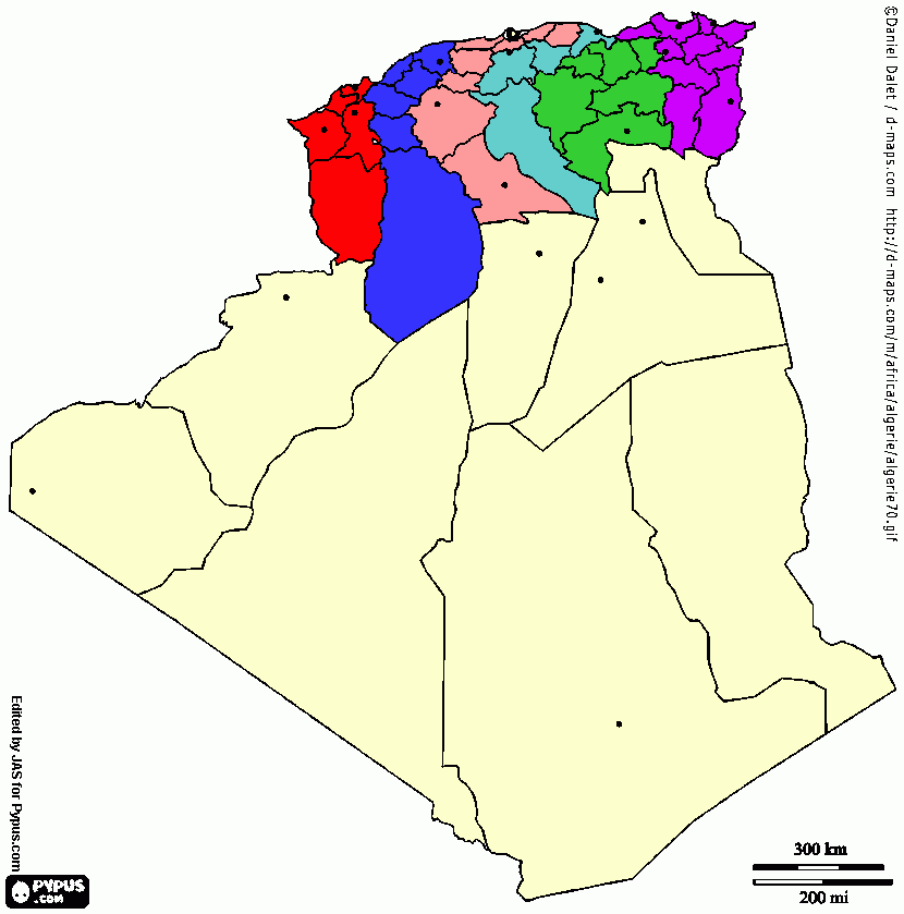 dessin Carte Algérie avec Gisement annuels - Objectifs 2021-2030