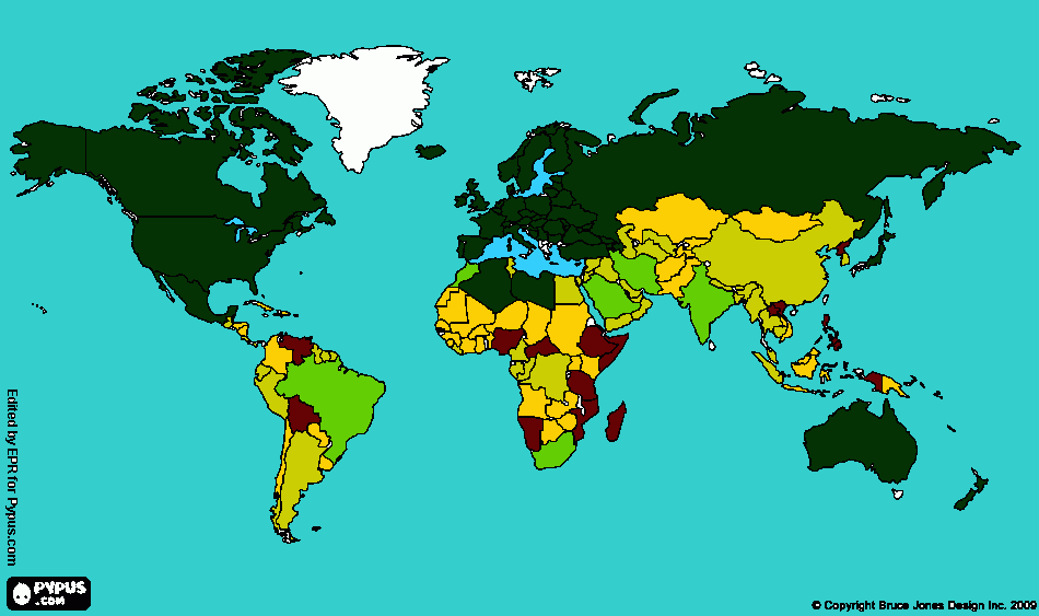 dessin Carte du monde faim dns md