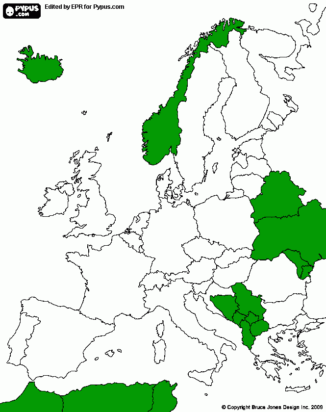 dessin carte europ 2