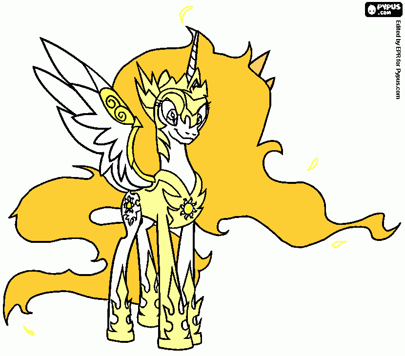 dessin Celestia Mechante