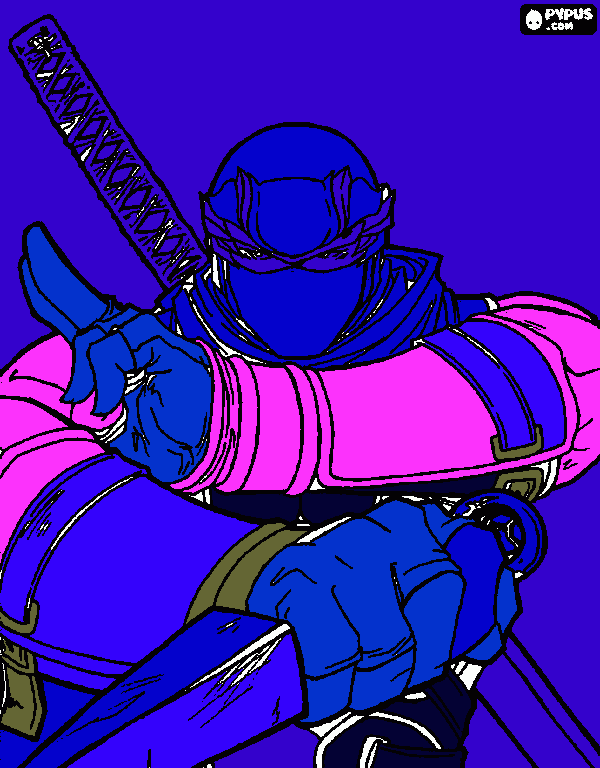 dessin chef ninja 