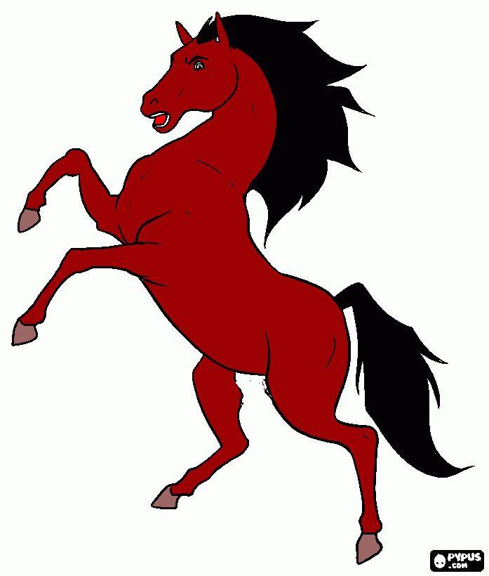 dessin chevale