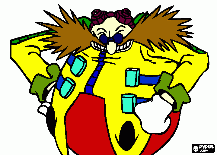 dessin coloriage eggman