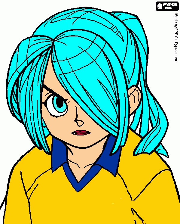 dessin coloriages à imprimerDessins de AnimeDessins de Inazuma Eleven Dessins de Kazemaru Ichirota ou Nathan Swift