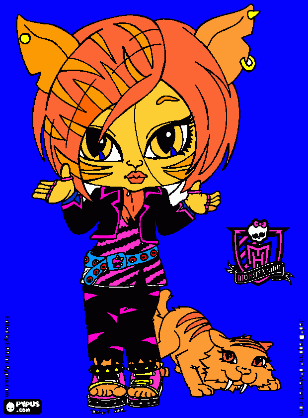 dessin colriage baby toralei