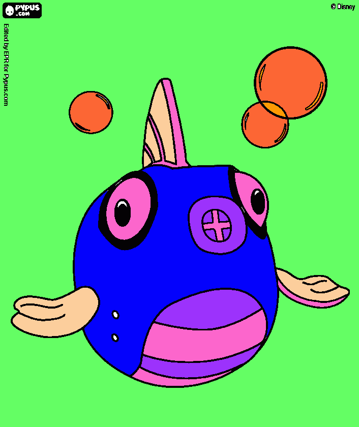 dessin comme un poisson dans l'eau