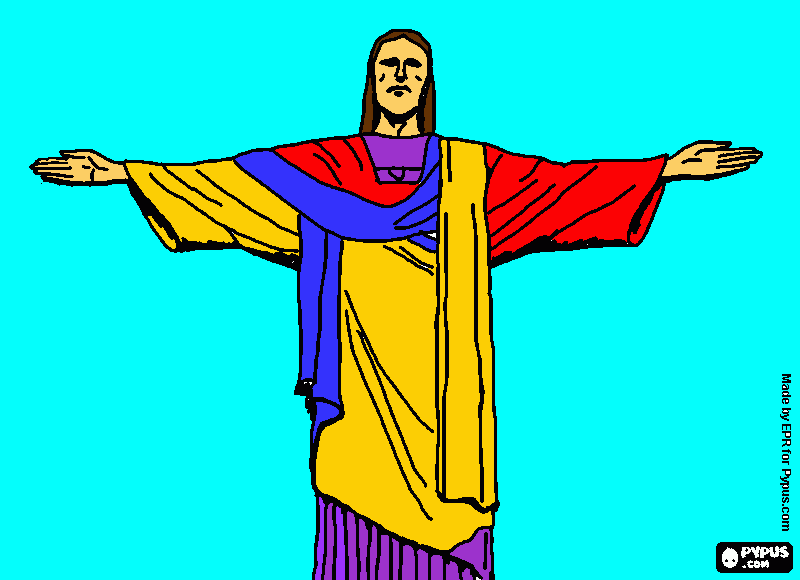 dessin corcovado pour fête des mères