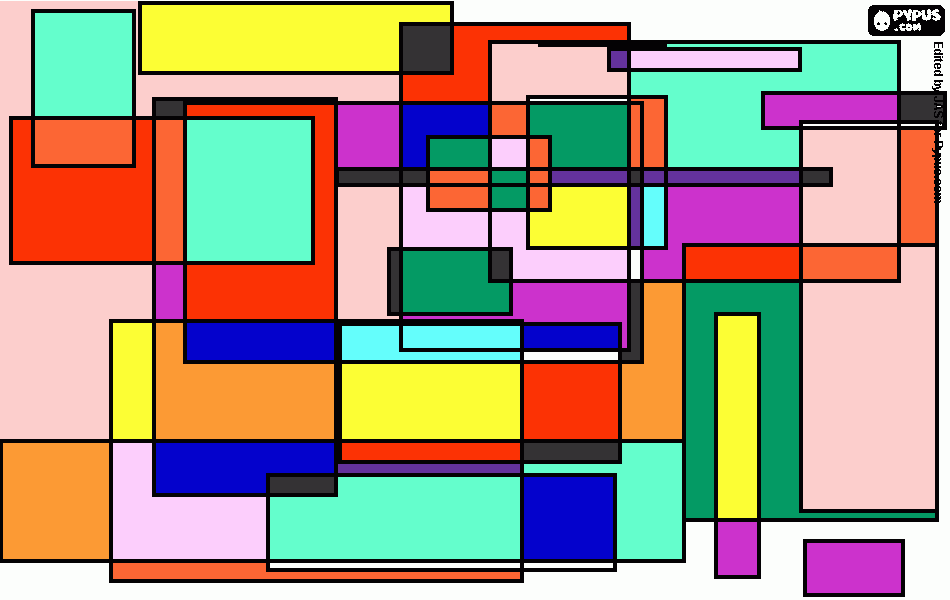 dessin Couleurs géométriques