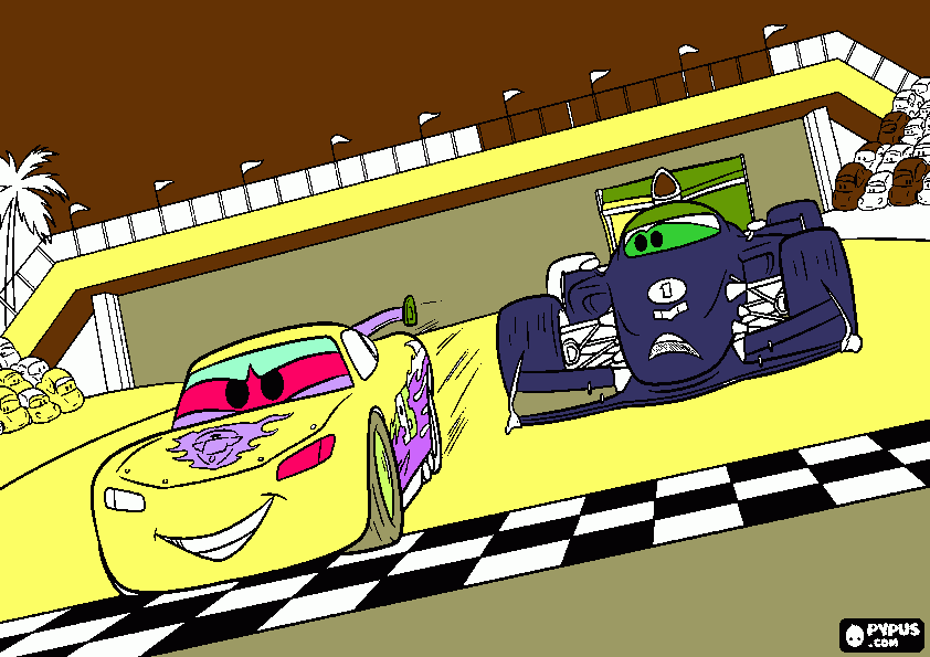 dessin Course Car's