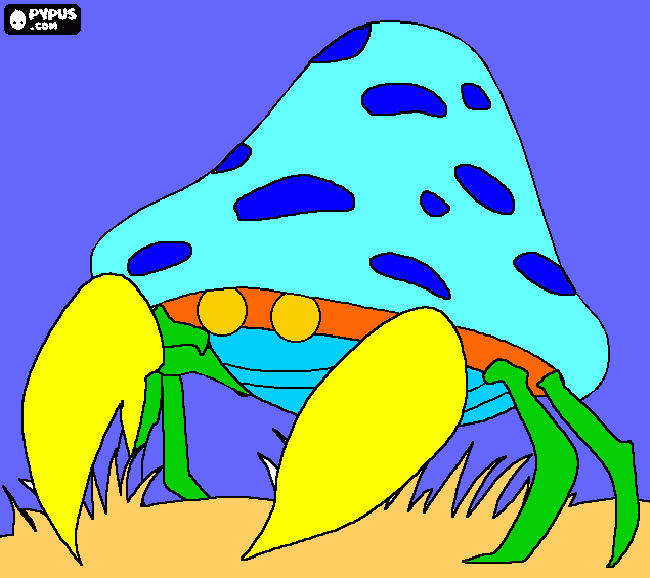 dessin Crabe-pokemon