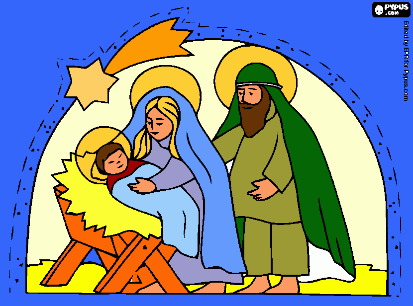 dessin crèche Cyril