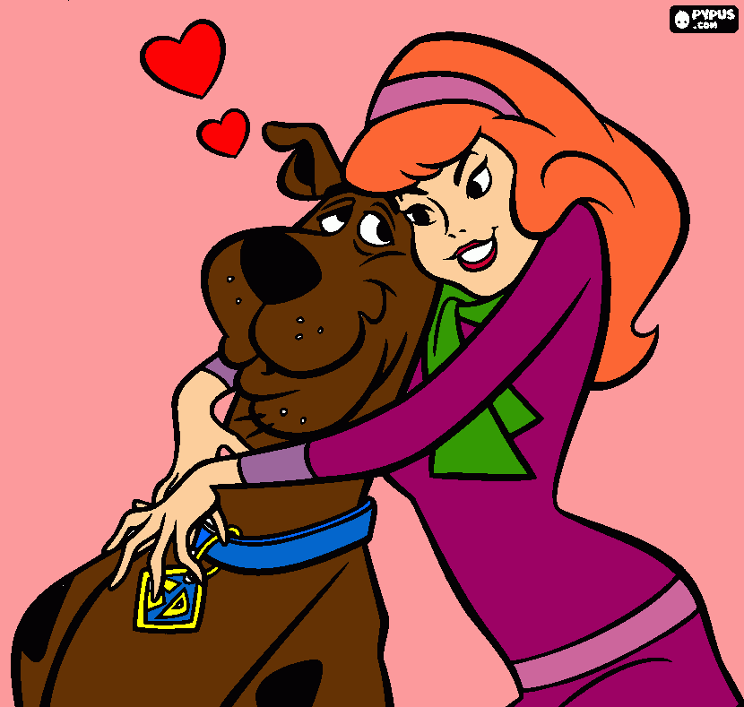 dessin daphné et scooby