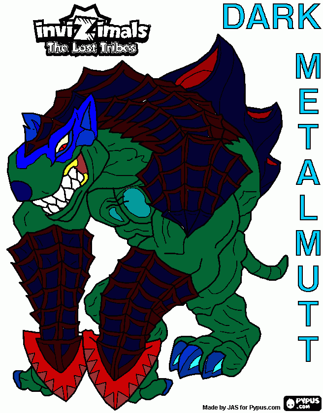 dessin Dark metal mutt