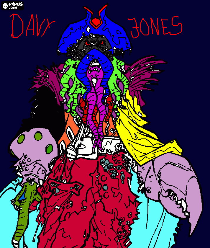 dessin Davy Jones