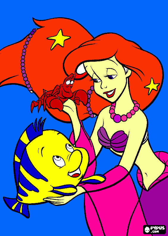 dessin Dessin de Ariel de Charlotte