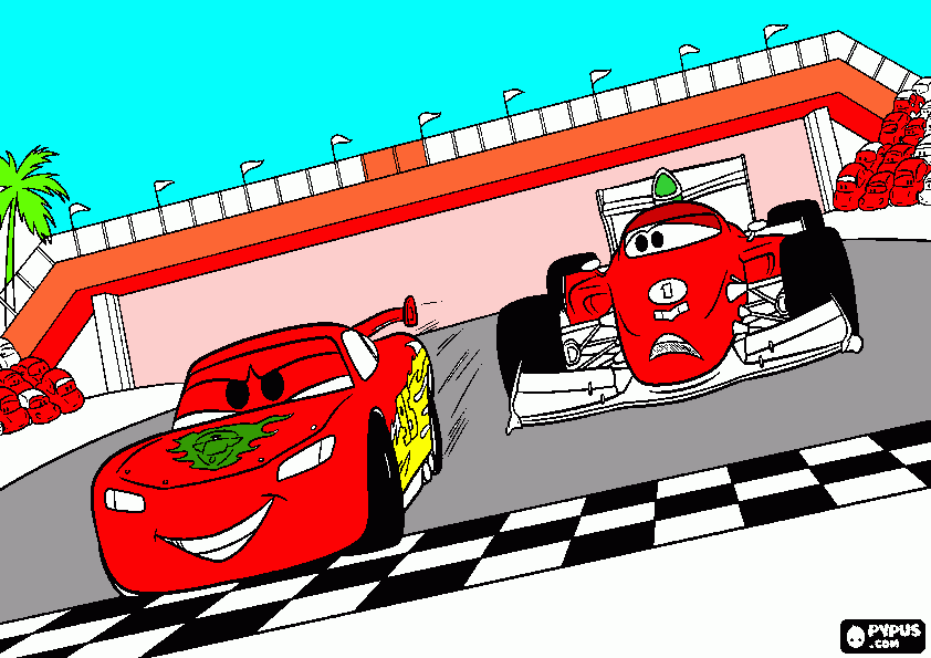 dessin Dessin de Cars