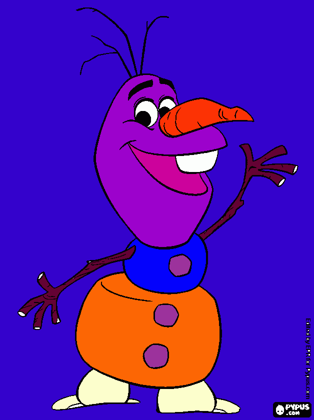 dessin  dessin olaf 