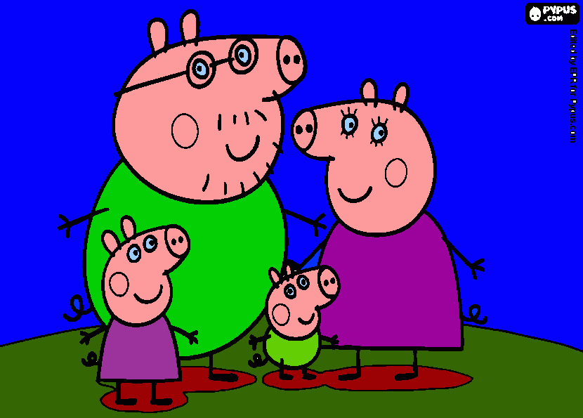 dessin dessin Peppa