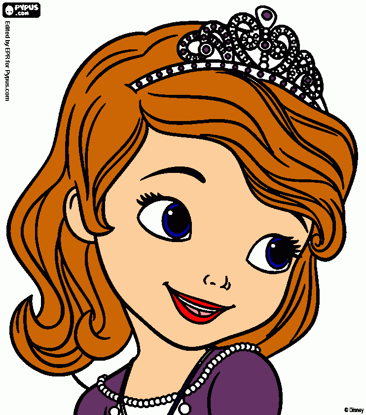 dessin dessin princesse sofia