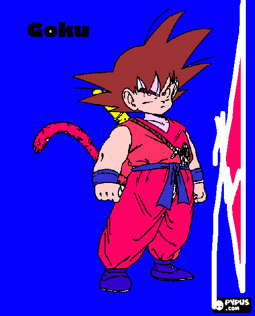dessin dragon ball manu