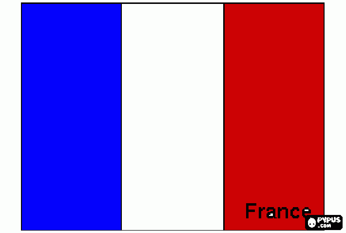 dessin Drapeau a imprimer