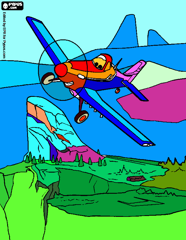 dessin Dusty Planes 1