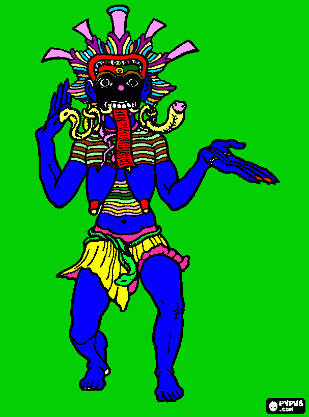 dessin Déesse Kali