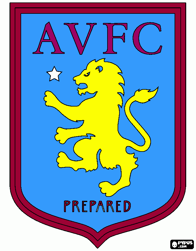 dessin ecusson aston villa