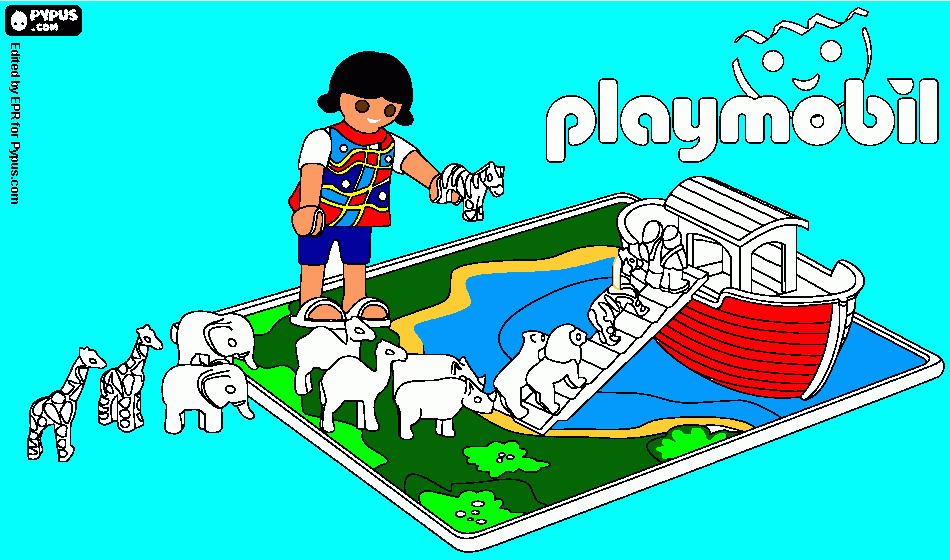 dessin enfant playmobil