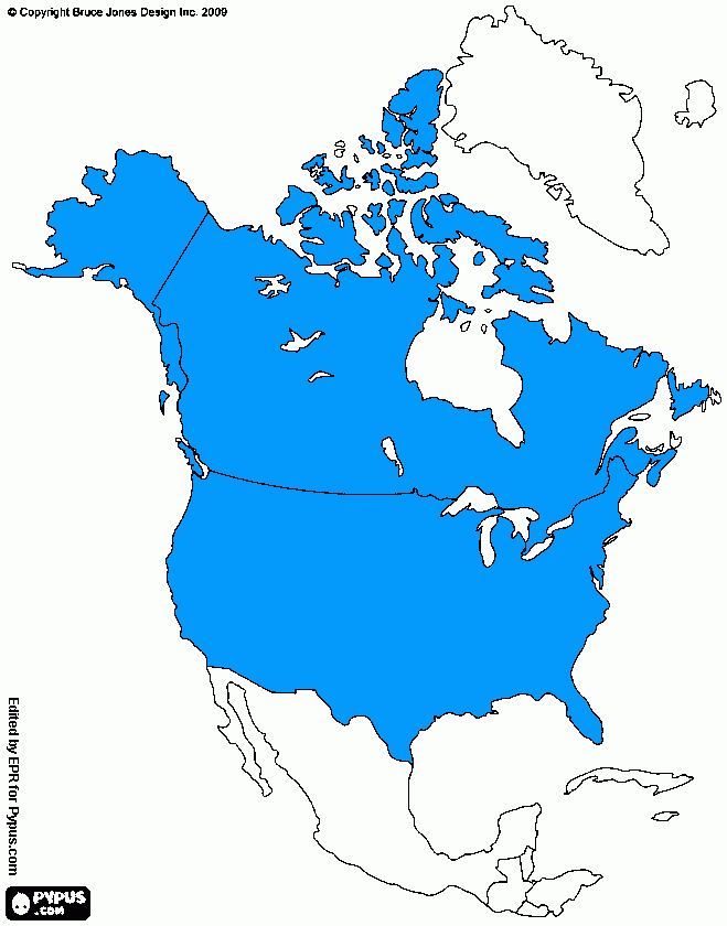 dessin Etats-Unis Canada