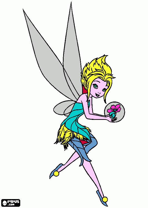 dessin fee cristal