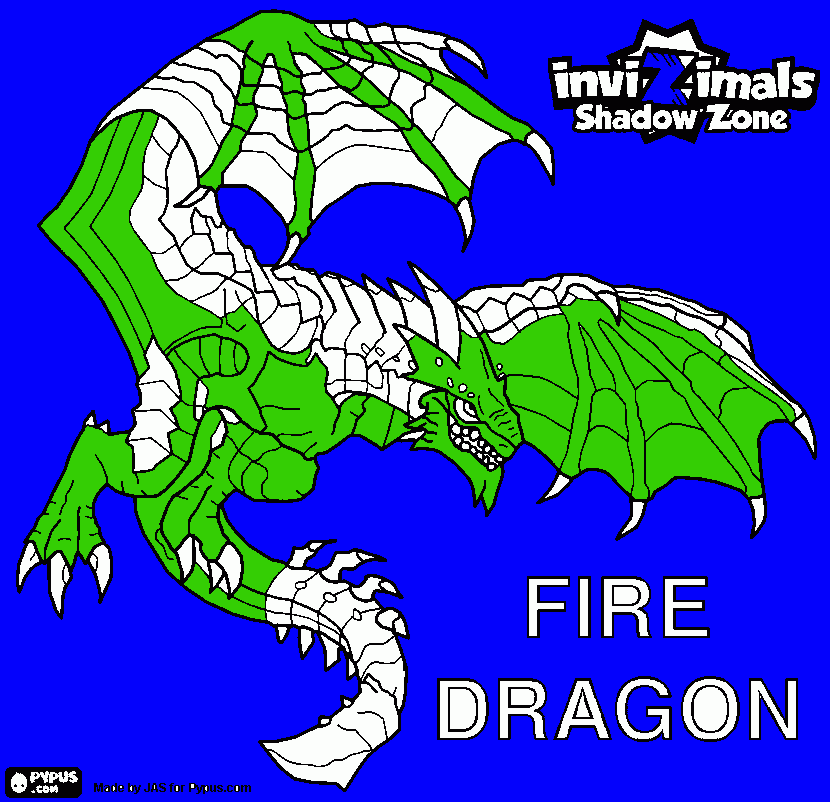 dessin fire dragon