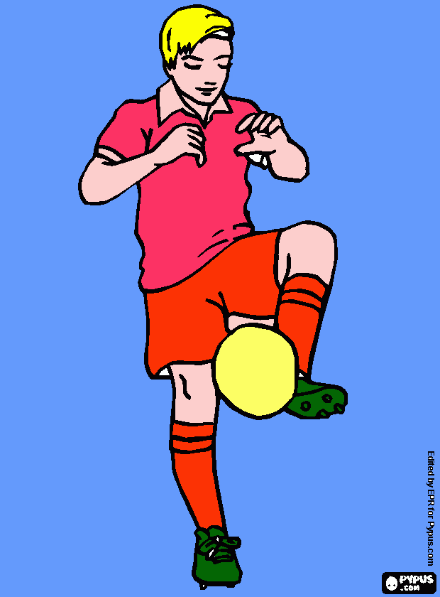 dessin footbaleur