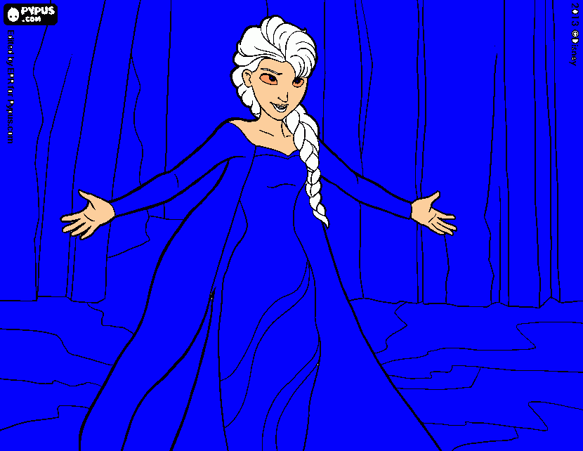 dessin frozen bras ouverts