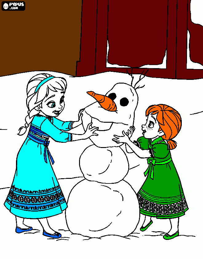 dessin frozen