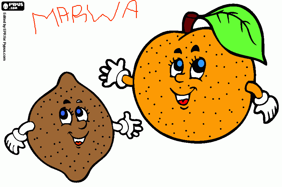 dessin fruit et légume