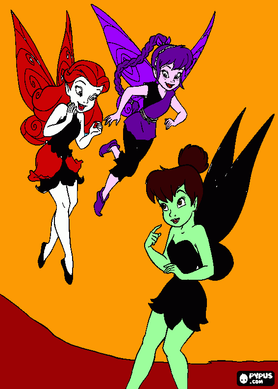 dessin fées sorcières