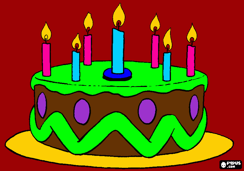 dessin gateaux anniv