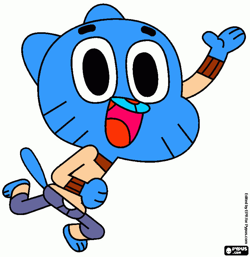 dessin gumball