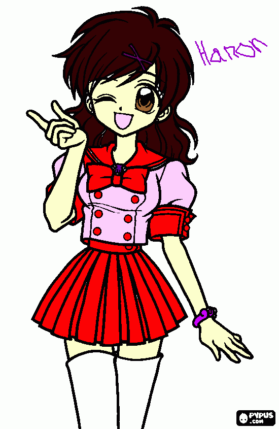 dessin Hanon Perle Violette