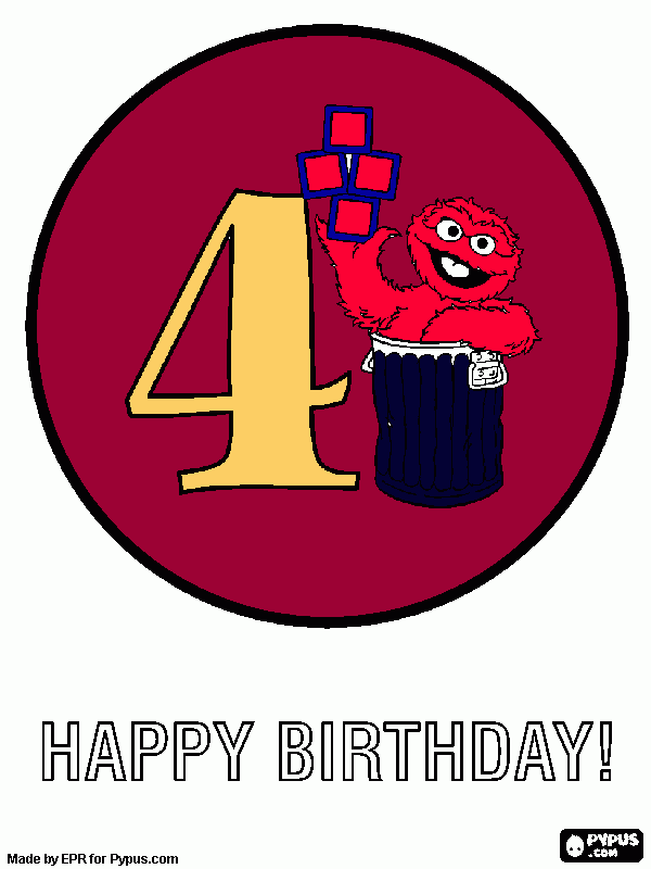 dessin happy birthday ! 