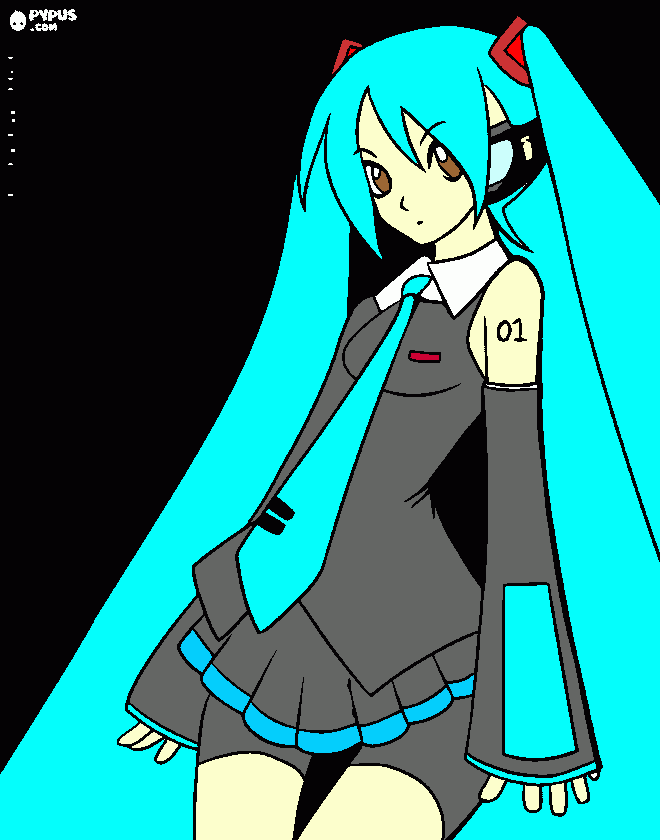 dessin Hatsune miku