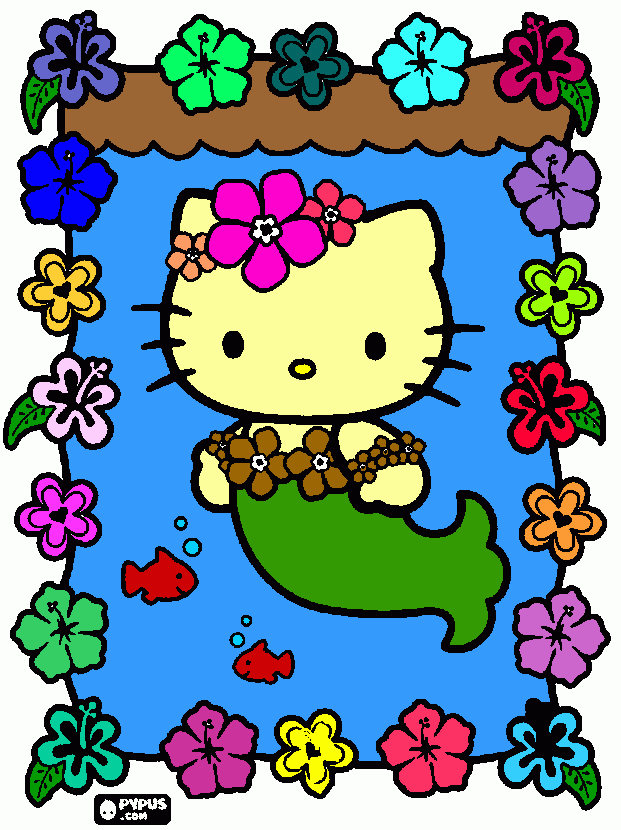 dessin hello kitty dessin