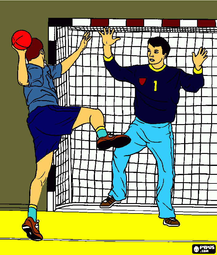 dessin ilann handball